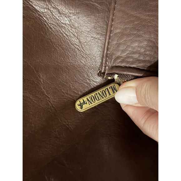 M LONDON, BACKPACK, DARK BROWN, PEBBLE GRAINED LEATHER main image 7